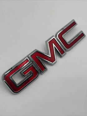 15126352 Gmc 22761717 2007 - 2017 Acadia Yukon Front Grille Emblem Name Brand Logo Oem