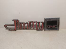 351758 Gmc Jimmy Emblem Fender 1976-80 Original Part # Metal Nice Condition