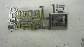 370521 Gmc 570521 Royal Sierra 15 Fender Emblem Gm #370521 1