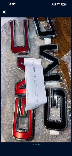 84364466 Gmc 84364384 Nos 2019-2021 Sierra Front Grille Black Emblem Kit New Oem Part