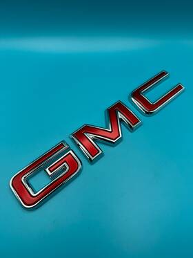 80782290 Gmc 84674410 Oem 2020 2021 Terrain Rear Emblem Badge Set Red Logo