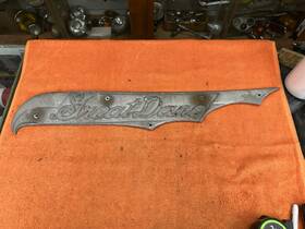 40888 Great Dane Large Vintage Semi Truck Cast Emblem Badge Trim #40888 Wall Decor #2