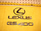 Gs400 Lexus 2000 Sedan Rear Deck Lid Chrome Plastic Oem 1 Set Of 3 Emblems