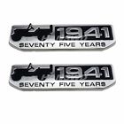 Hanswd098 Hanswd Jeep Wrangler Silver Anniversary Metal Emblem Badge Nameplate Cherokee