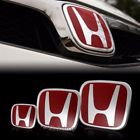 Hd-red-02 Jlcautosports 3pcs Jdm Red