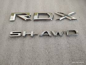 75722-stk-a02 Hero Honda Original Oe Rdx And Sh-awd Chrome Rear Trunk Emblem Badge Style For Acura 2019-2021