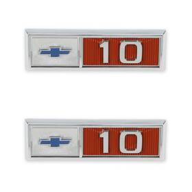 04-570 Holley Brothers Trucks Fender Emblems - Bowtie 10