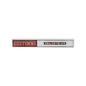 Holley 05-199 1972 Cheyenne Super Glove Box Emblem