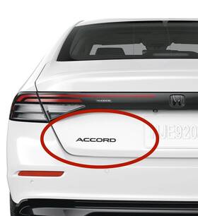 08f20-30a-100 Honda 2023 2024 2025 Genuine Accord Chrome Emblem Decals Oem