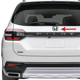08f20t90100 Honda Genuine Pilot Trunk Emblem H Gloss Black Rear 2023-2025 Oe