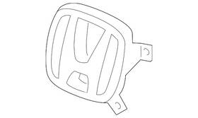 71125-tg7-a01 Honda Genuine Base Front Emblem