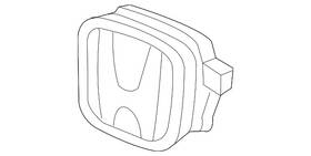 71125-thr-a01 Honda Genuine Base Front Emblem