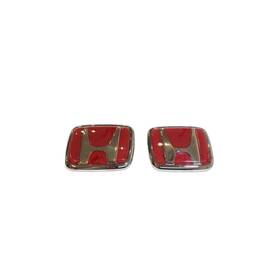 75700-st7-z00 Honda Genuine Integra Dc2 Type-r Front And Rear Emblems Jdm Itr Oem Badges