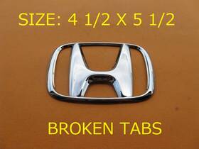 75700-t5s Honda 18 19 20 Fit Front Grille Chrome Emblem Logo Badge Sign Symbol Used A42782