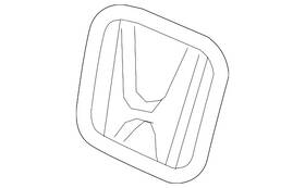 75701-t5a-000 Honda Genuine Hatch Emblem