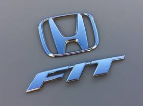 75701-tf0-0030 Honda 2009-2013 Fit Tailgate Emblem Logo Badge Set Chrome Oem