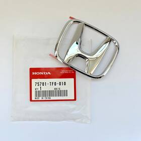 75701-tf0-010 Honda 09-13 Fit Rear / 10-14 Insight Front Chrome Emblem Logo Genuine Oem