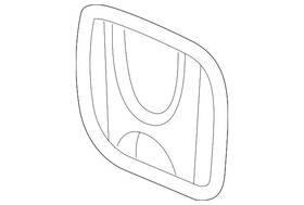 75701-tva-a00 Honda Genuine Emblem