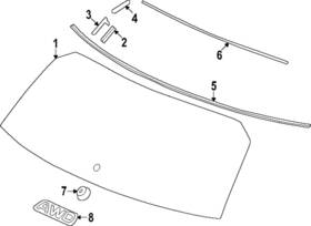 75719-3w0-a01 Honda Genuine Nameplate