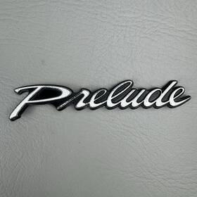 75722-ss0-000 Honda 1992-1996 Prelude Rear Trunk Emblem Badge Logo Chrome Oem