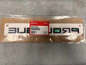85014092 Honda Genuine Plate 150z 85014092 Honda Genuine Plate 150z