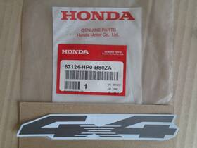 87124-hp0-b80za Honda Nos Atv 2008 Fourtrax Fourman Inch 4x4 Decal Emblem Oem