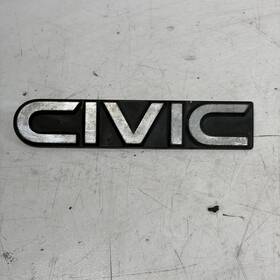 87302-sb2-671 Honda 84-87 Civic Crx Rear Emblem Oem
