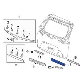 75716tlaa00 Honda Oe Rear Right Lower Hatch Emblem