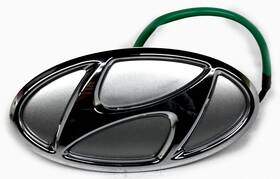 81260-f3510-r2t Hyundai Oem Rear Trunk Emblem For Elantra Shimmering Silver R2t