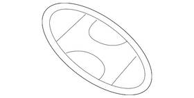 86300-2v000 Hyundai Genuine Grille Emblem