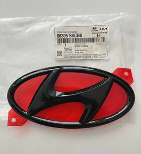 86305-s8cb0 Hyundai 86305s8cb0 Genuine Oem Black Rear Inch H Emblem Night Edition For 19-25 Palisade