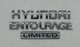 86311-4j000 Hyundai 2006 - 2008 Entourage Limited Chrome Rear Liftgate Emblem Logo Nameplate