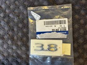 86312-2m100 Hyundai New Oem 2010-2016 Genesis Coupe Inch 3.8l Rear Emblem