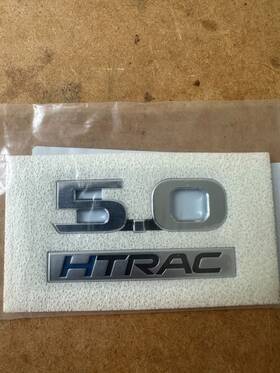 86314-d2100 Hyundai New 2017 To 2019 Genesis G90 5.0 Htrac Rear Nameplate Oem 86314 D2100