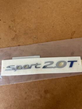 86316-c1000 Hyundai New 2015-2017 Sonata Sport 2.0t Rear Trunk Lid Emblem Oem 86316 C1000