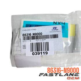 86316-n9000 Hyundai 2022-2024 Tucson Rear Hatch Emblem New Oem