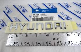 86320-3s000 Hyundai 11-14 Sonata Emblem Rear Trunk Chrome Badge Nameplate Logo Genuine Oem
