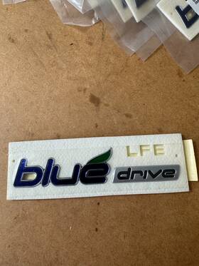 86321-e6000 Hyundai New 2016 To 2017 Sonata Inch Blue Drive Left Side Emblem Oem 86321 E6000