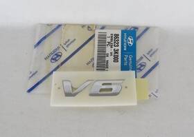 86323-3k000 Hyundai 06-10 Sonata V6 Emblem Rear Trunk Chrome Badge Symbol Logo Genuine Oem