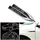 Hzhstore Infiniti Black Car Trunk Side Wing Fender Metal Emblem