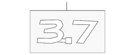 63890-3ww1a Infiniti Genuine Nameplate