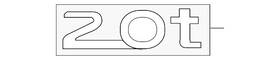 63890-4gd0a Infiniti Genuine Fender Emblem