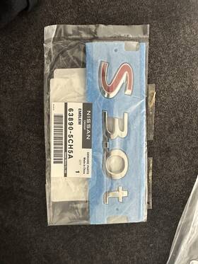 63890-5ch5a Infiniti New Oem Q50 Q60 Red Sport Fender S 3.0t Emblem