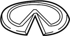 90890-5da0a Infiniti Genuine Emblem