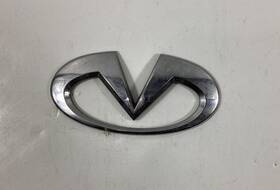 1ba0a Infiniti 90891 2008-2012 Ex35 Chrome Rear Trunk Deck Hatch Lid Emblem Set Oem