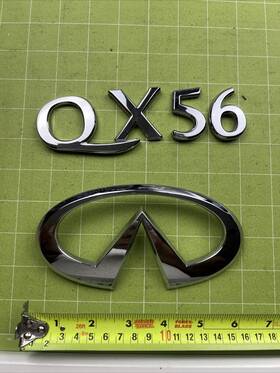 9391-7s600 Infiniti 2004-2010 Qx56 Emblem Badge Letters Rear Tailgate Trunk Chrome Used U10