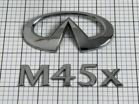 M45x Infiniti Sedan 06 - 10 Trunk Emblem Badge Logo Full Set Oem Factory Genuine