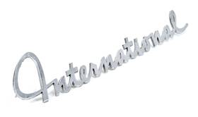 242692r1 International 61-68 Harvester Ih 13.25 Inch Pickup Travelall Loadstar Fender Emblem