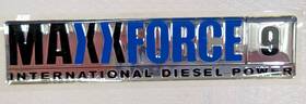 3830469c1 International Maxxforce 9 Diesel Power Gel Chrome Emblem Adhesive