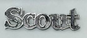 396610c International Scout Fender Emblem Car Pickup Truck Metal Original